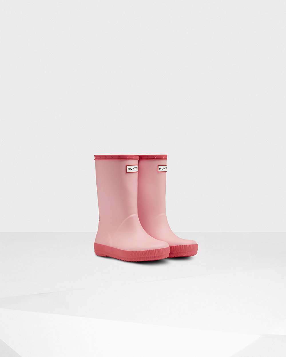 Bottes de Pluie Hunter Original First Classic Enfant Rose CMVLUYX-87